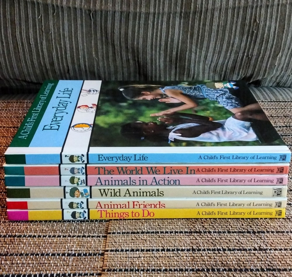 TIME LIFE • A Child's First Library Of Learning Lot Of 6 Books