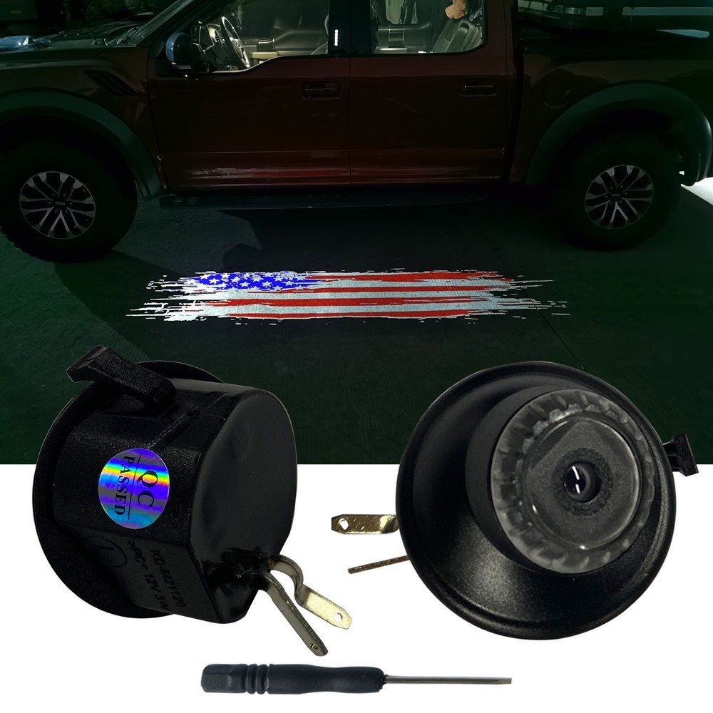 2pcs Side Mirror Puddle logo light for Escalde,Silverado,Tahoe,Sierra,Yukon XL