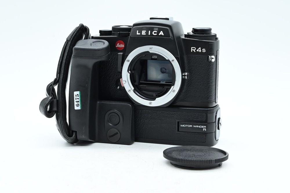 Leica R4s SLR Film Camera w/Motor Winder R, Hand Grip #652