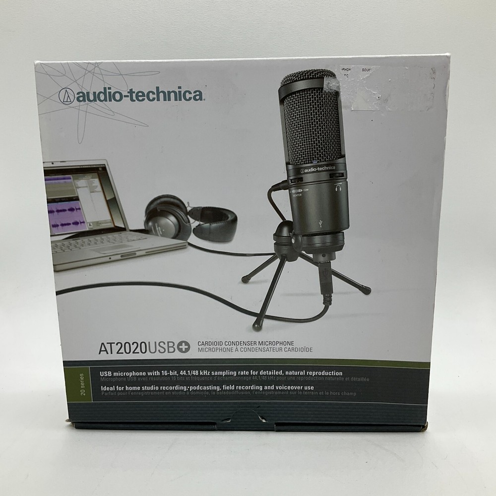 Audio-Technica AT2020USB+ Cardioid Condenser Microphone NEW
