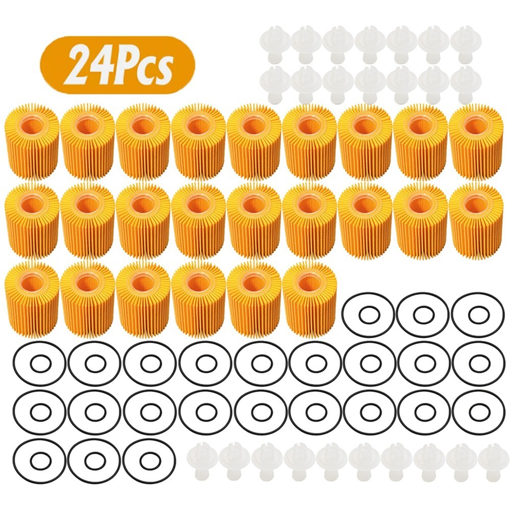 24PCS Oil Filter For Toyota Corolla Prius Prius V C-HR Scion xD 1.8L 04152-YZZA6