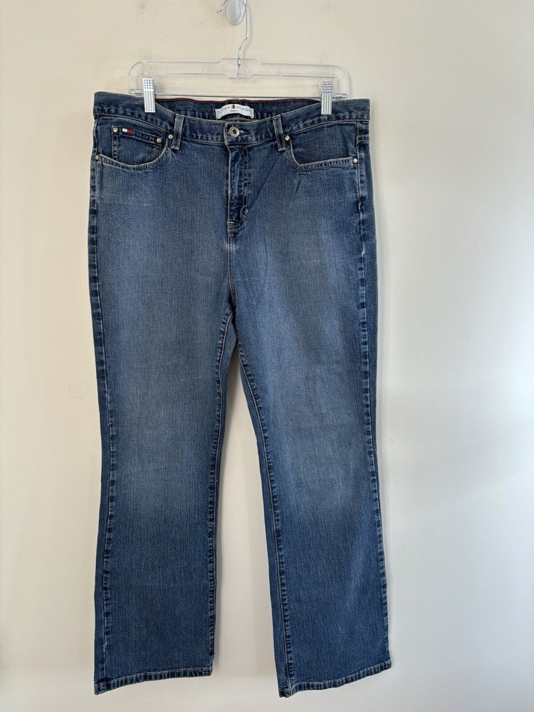 Tommy Hilfiger Mens Blue Classic Straight Leg Jeans 34x30 Denim
