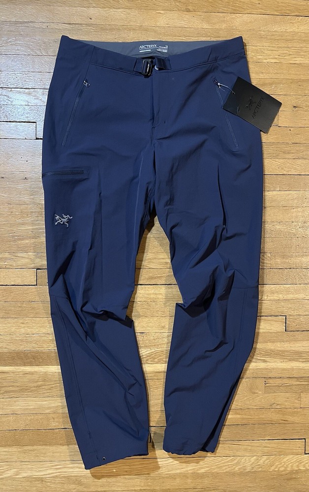 Arc'teryx Women's Gamma Hiking Pants Size 12 Blue NWT Trail Ready
