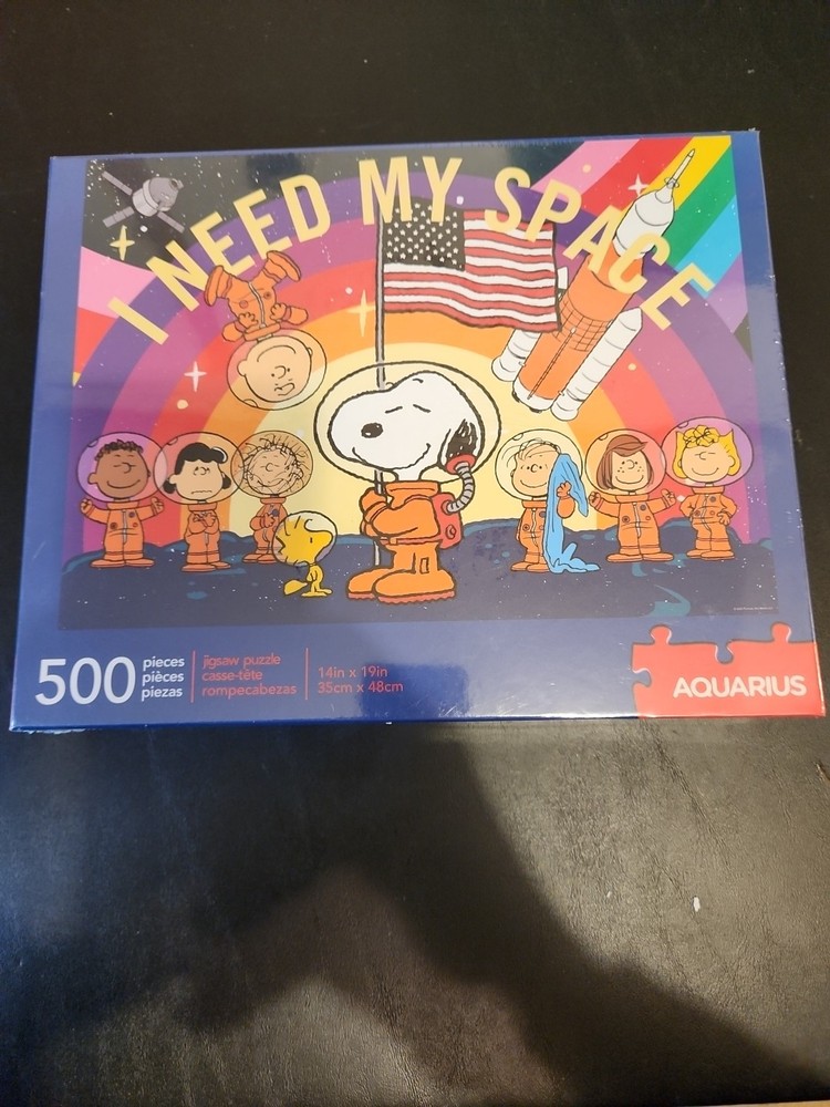 Peanuts I Need My Space 500-Piece Jigsaw Puzzle New Sealed Box