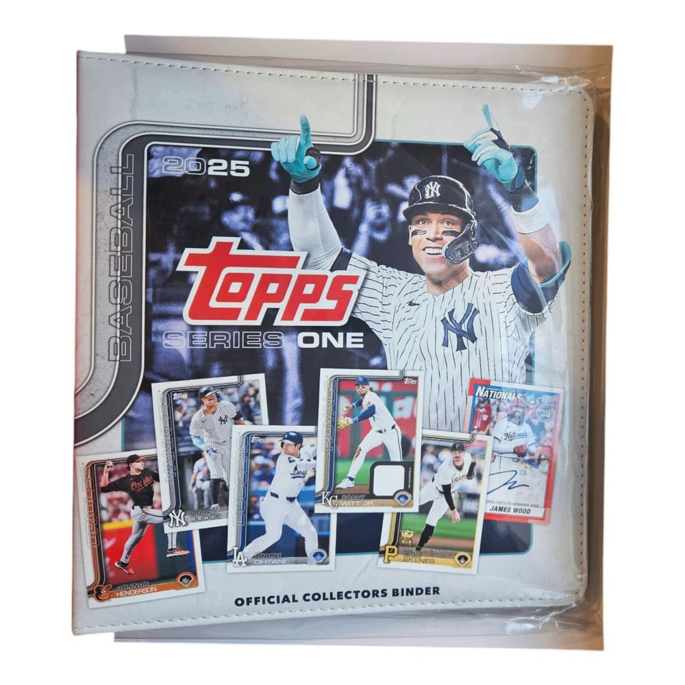 2025 Topps Series 1 Baseball Binder with Collector Pages