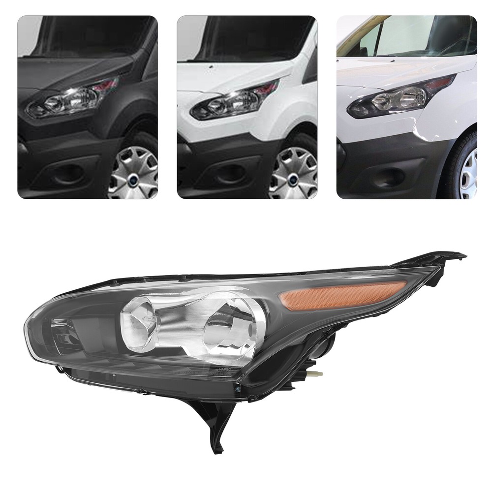 2014-2018 Ford Transit Connect Left Driver Side Halogen Headlight with Bulb
