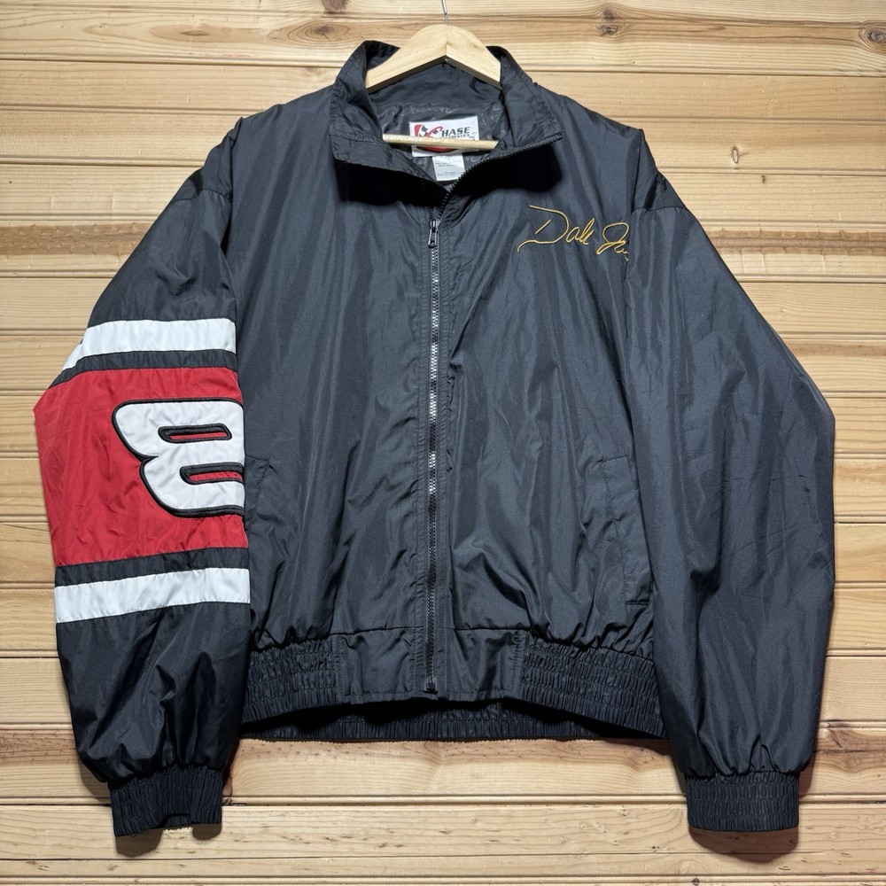 Vintage Dale Earnhardt Jr Nascar 8 Budweiser Chase Authentics Jacket Medium