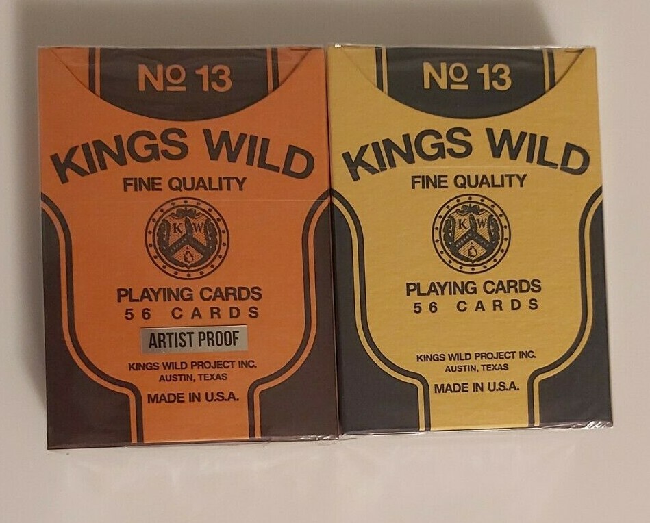 Back To School Crayon Playing Cards Kings Wild ARTIST PROOF Standard Limited-image