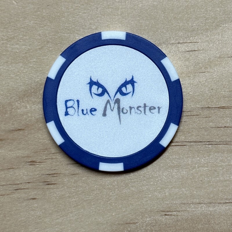 Trump National Doral Golf Club Blue Monster - Poker Chip Golf Ball Marker Course