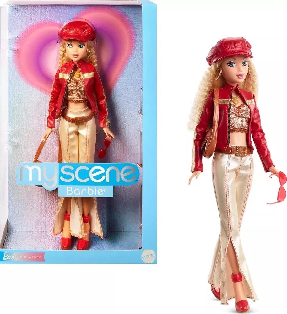 Barbie Signature My Scene Doll and Accessories, in Y2K-Inspired Outfit with Ple