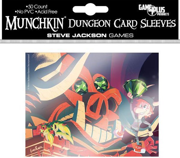 Munchkin Dungeon Card Sleeves (60ct) Game Plus Products / HCD GAMING SUPPLY NEW