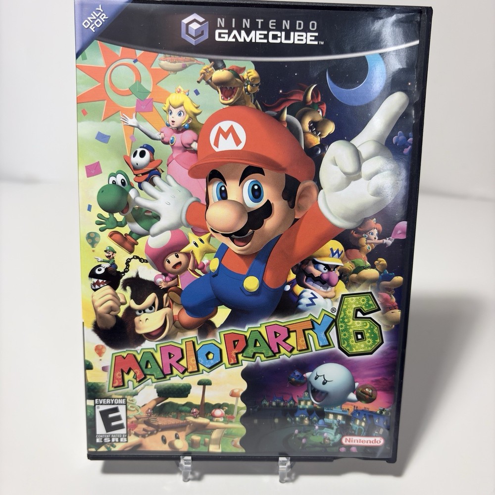 Mario Party 6 Nintendo Gamecube Complete CIB Tested Clean Fast Shipping