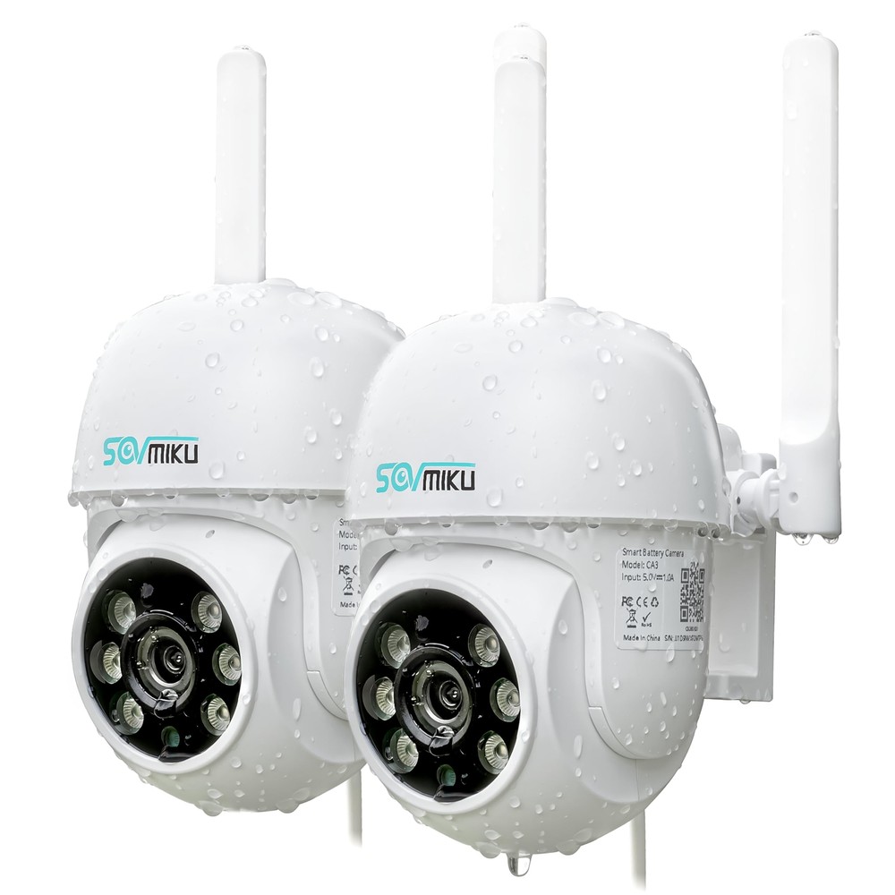 2CA3 AI Auto Tracking Mini 2K Security Camera Wireless Outdoor, Two-Way Audio...
