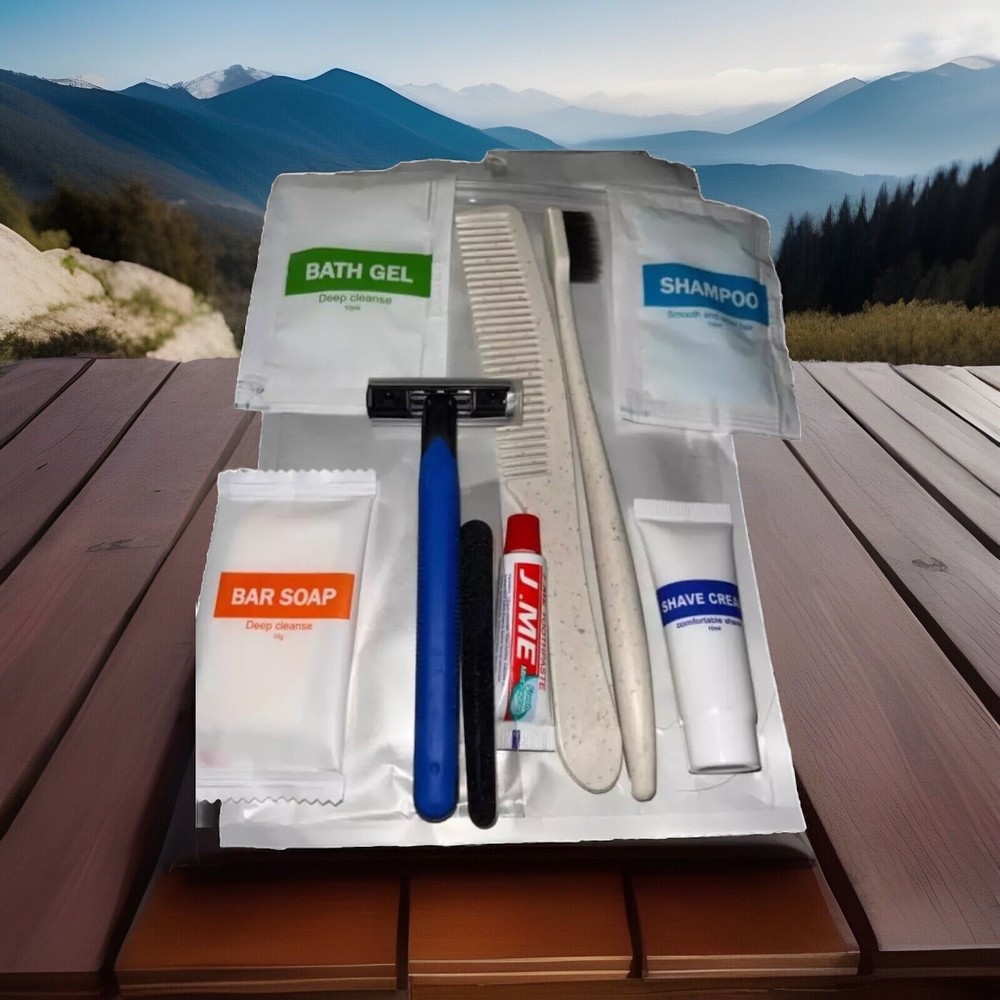 48-Kits Basic Toiletry Kits Homeless Care Charity Kit Hygiene Disaster Kit