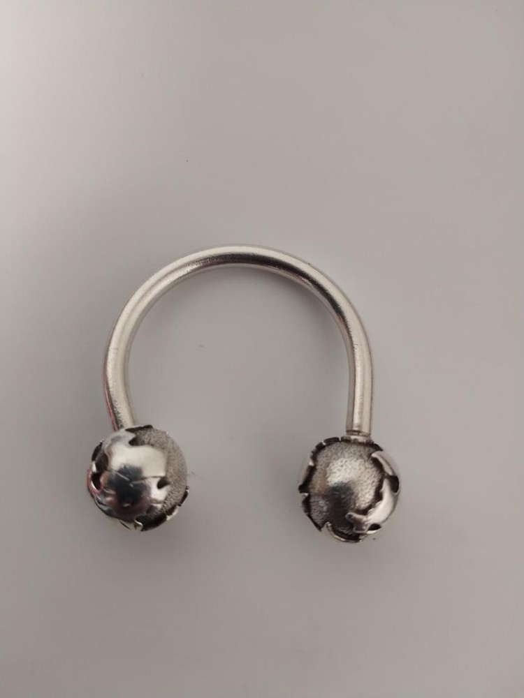 VINTAGE TIFFANY & CO HORSESHOE SHAPED CARIBENER KEYCHAIN 925 SOLID S (YTP008747)