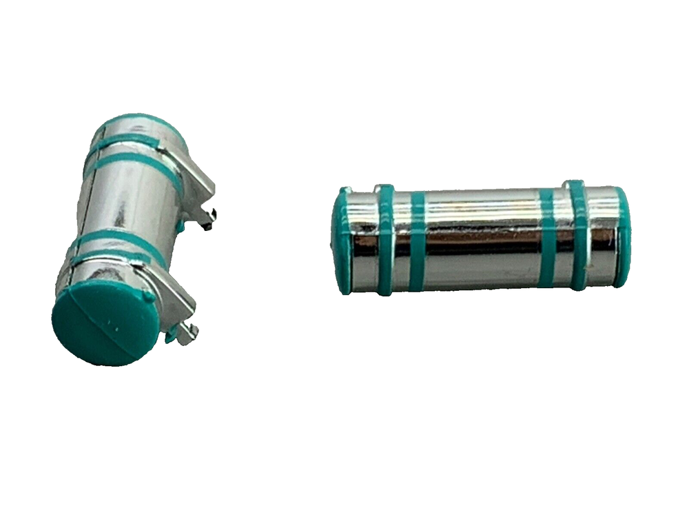 1/64 DCP Chrome Fuel Tanks for Peterbilt 359 379 389 Semi Trucks