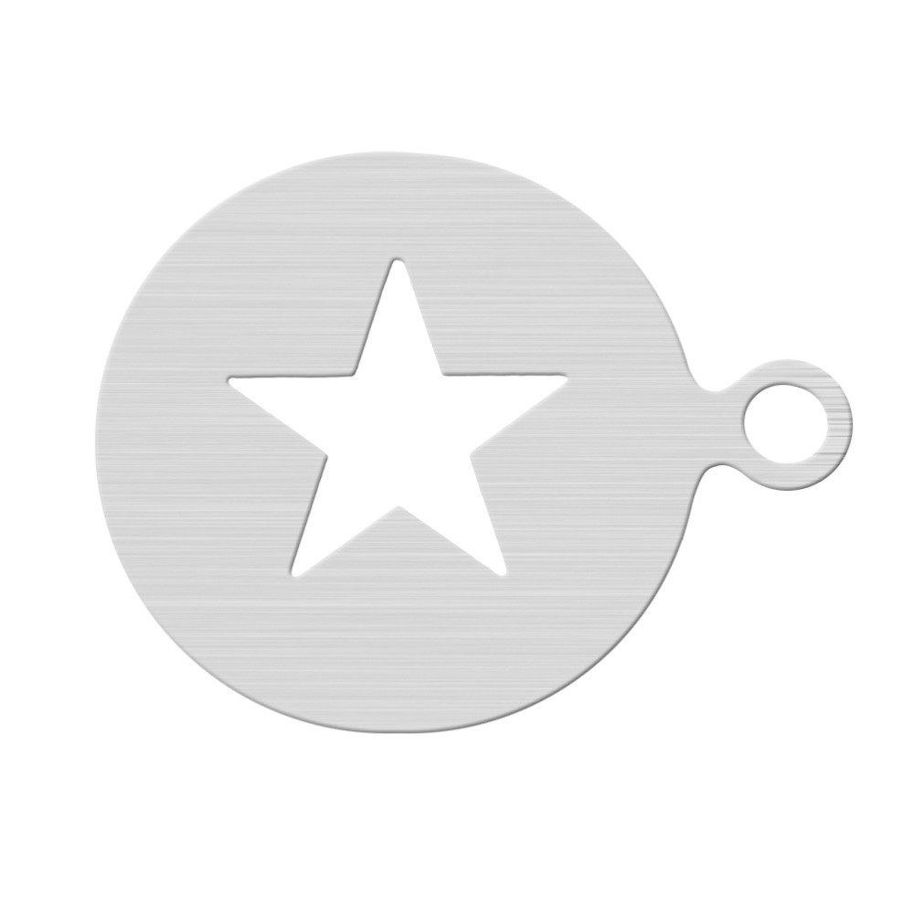 Christmas Cookie Cake Stencils Templates Coffee Decorating Molds