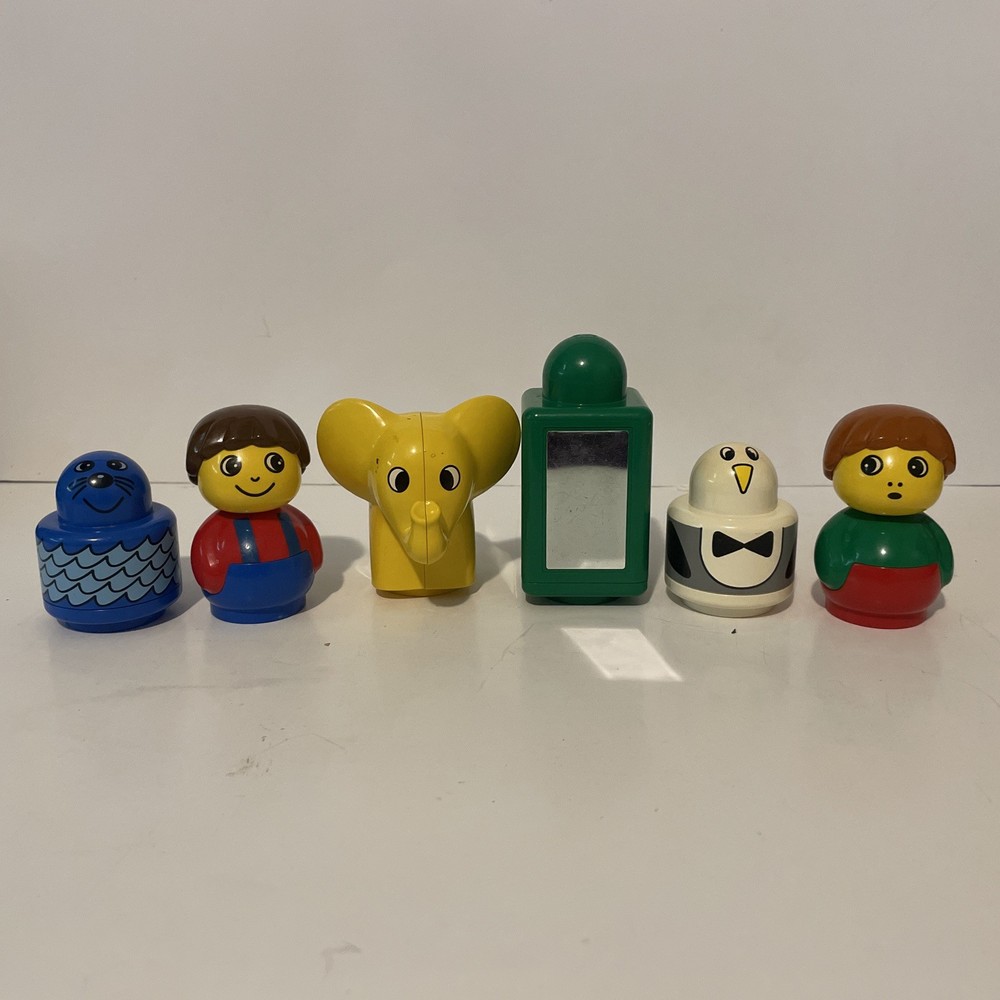 Rare Vintage 1995 Lego Primo 2082 Medium Stack n Learn Duplo Shake Set