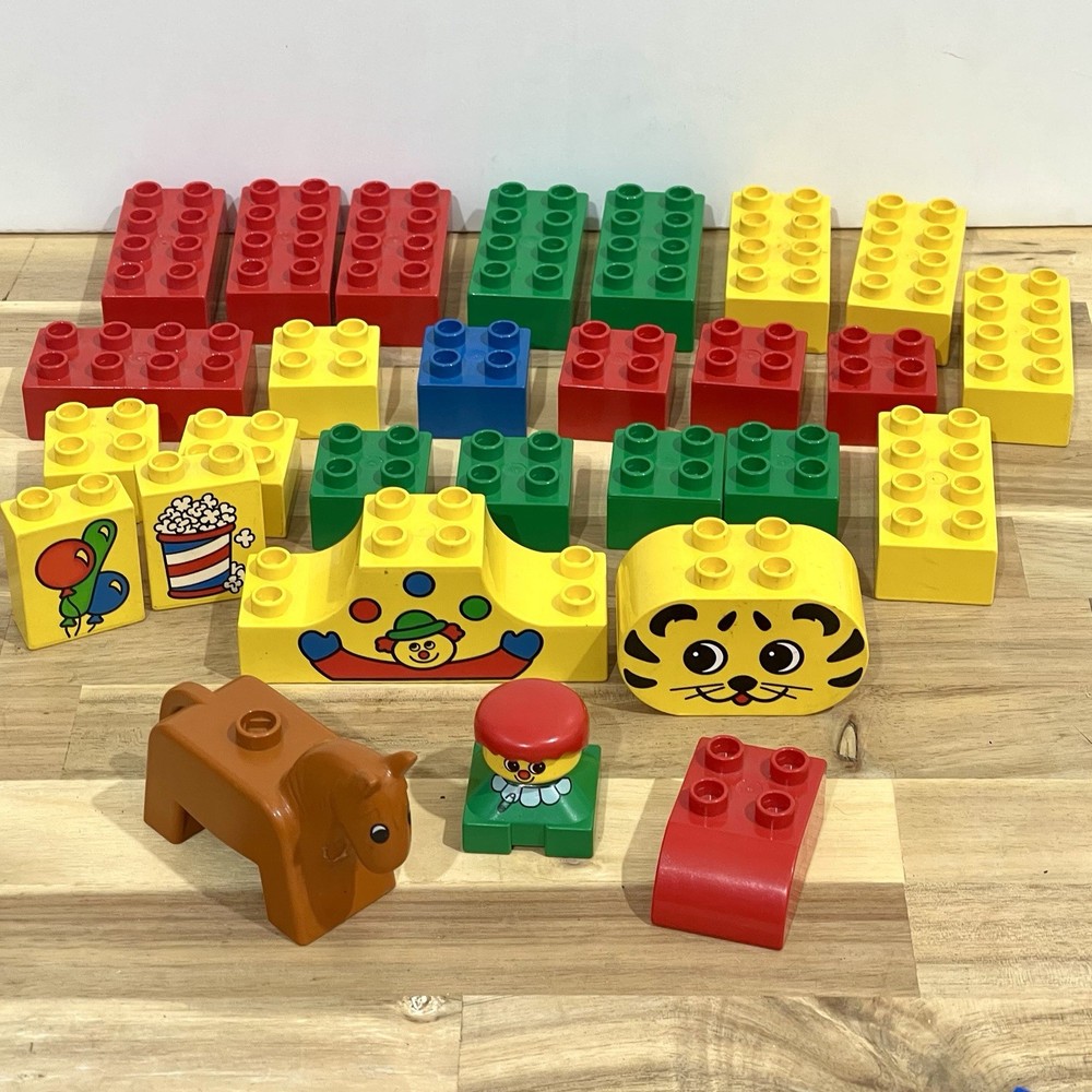 LEGO DUPLO Circus Bucket 2397 Set With Horse And Figure Incomplete
