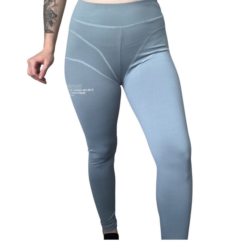 NWT PrettyLittleThing | Blue Sport Workout Leggings | Women's US 6