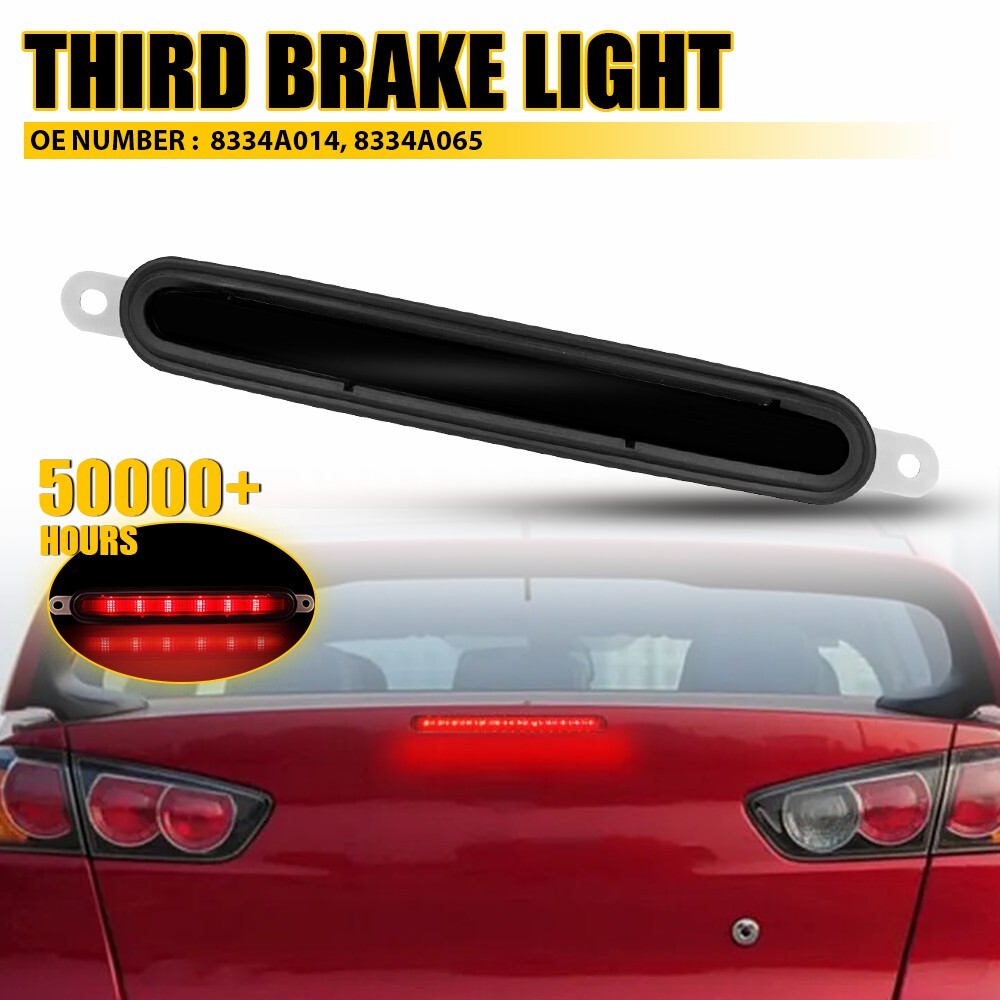 Smoked Lens LED 3RD Brake Tail Light for Mitsubishi Lancer EX 2008-2016