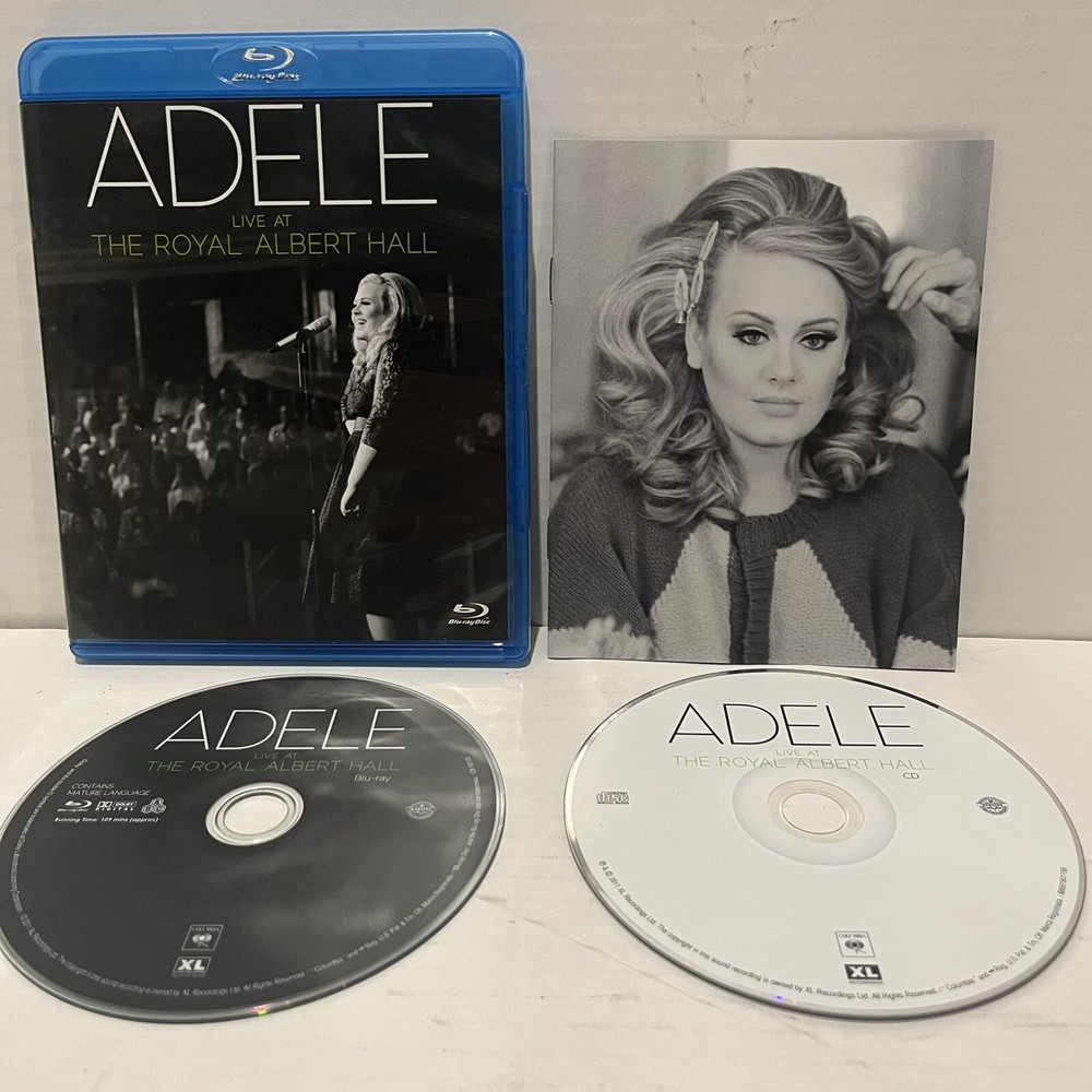 ADELE LIVE AT THE ROYAL ALBERT HALL - 2011 CONCERT - COLUMBIA BLU-RAY + CD OOP