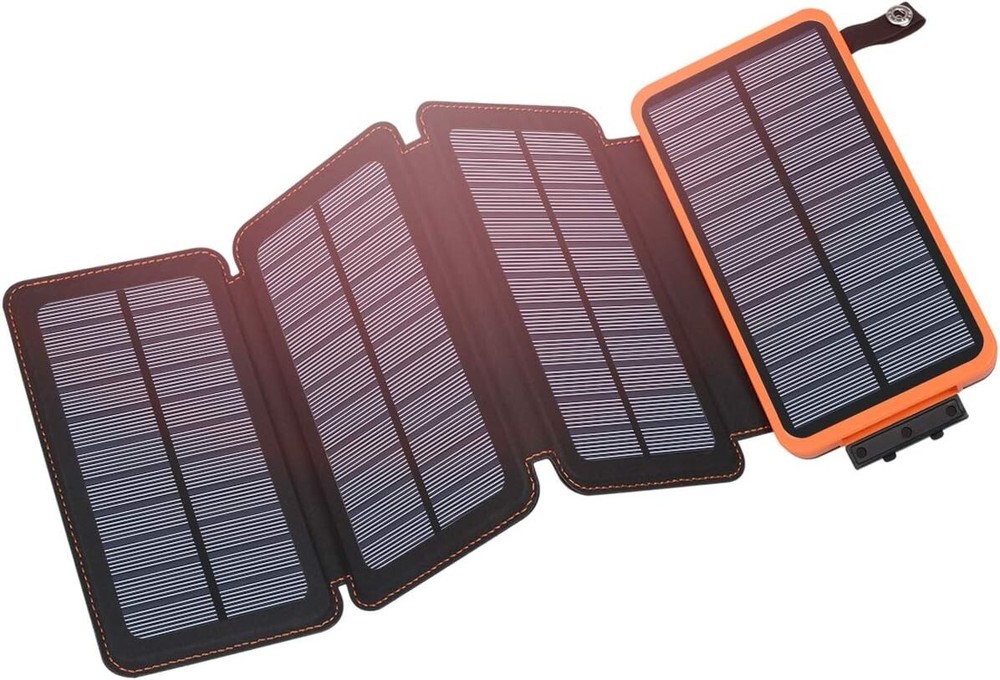 Solar Charger 25000mAh, with 4 Solar Panels