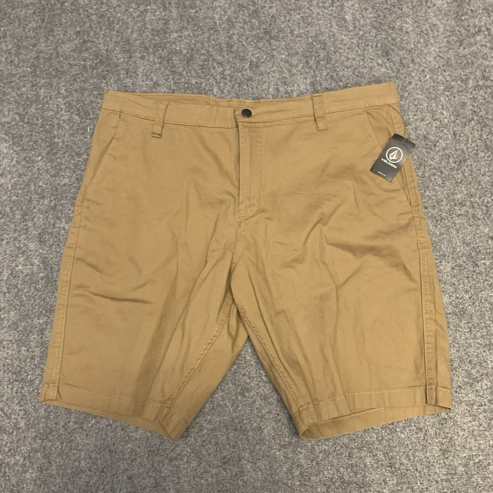 NWT Volcom Men's Shorts Road Trip Cotton Stretch  Shorts Size 36 NEW