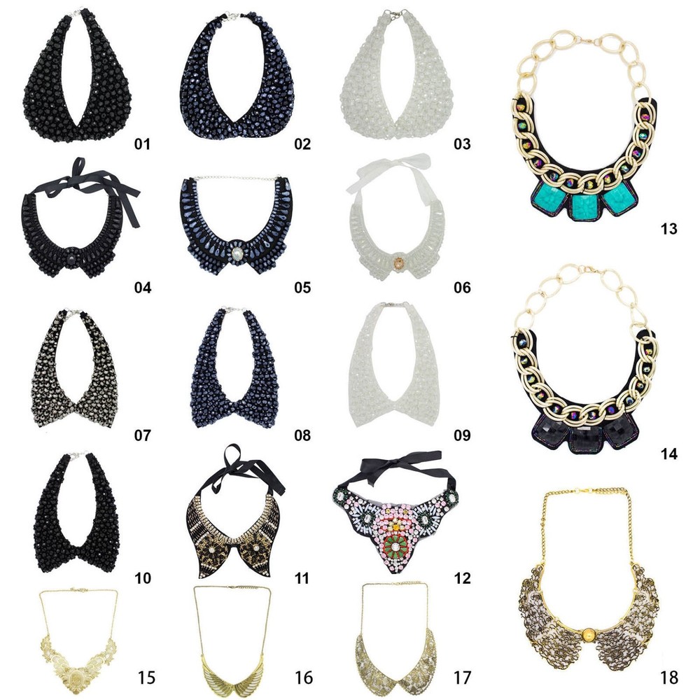 Mothers Day Gift - Pendants Choker Chunky Neckline Bib Collar Necklace Present-image