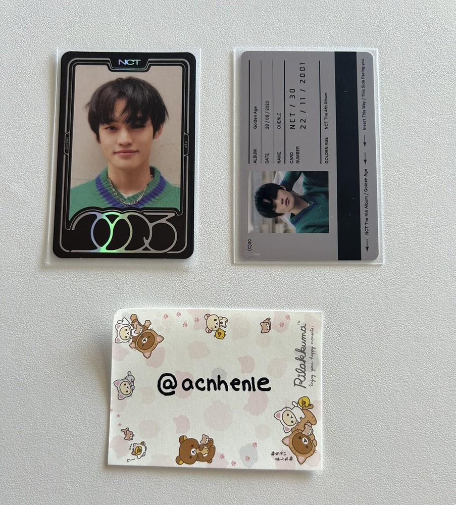 CHENLE NCT 2023 NCT DREAM photocard set official
