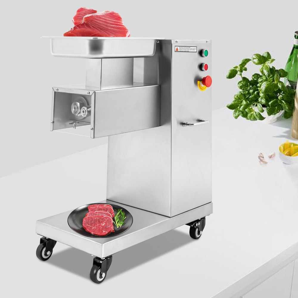 850W Heavy-Duty Electric Meat Slicer 500kg/h 3mm Blade for Commercial Use  