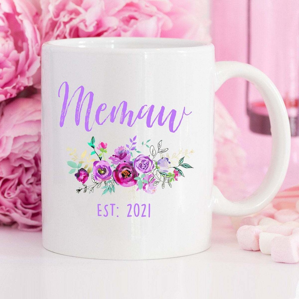 Best Memaw Mug Memaw Coffee Mug Personalized Memaw Coffee Cup Memaw Birthday