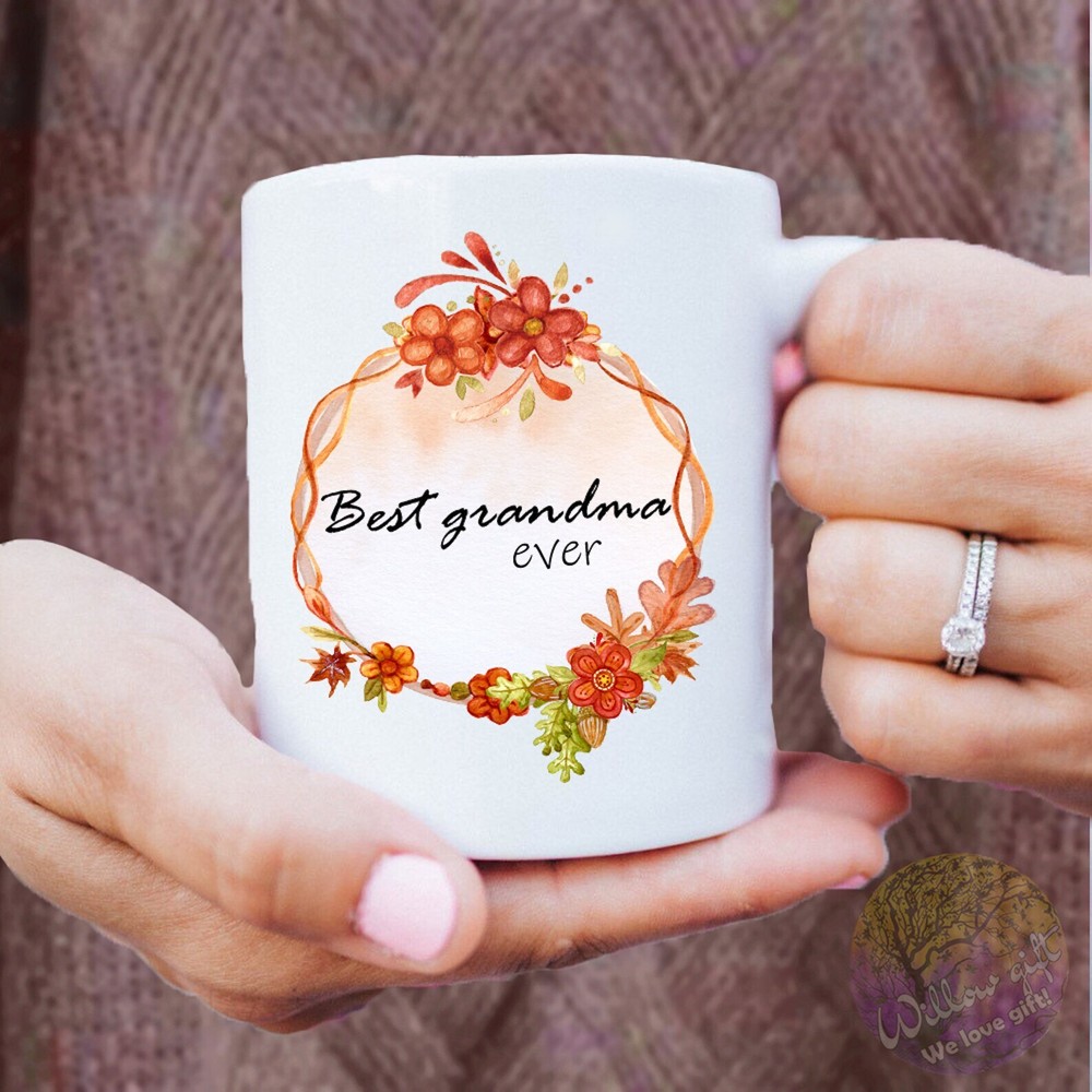 Best Grandma Gift Best Grandma Coffee Mug Custom Birthday Gift For Grandma Best