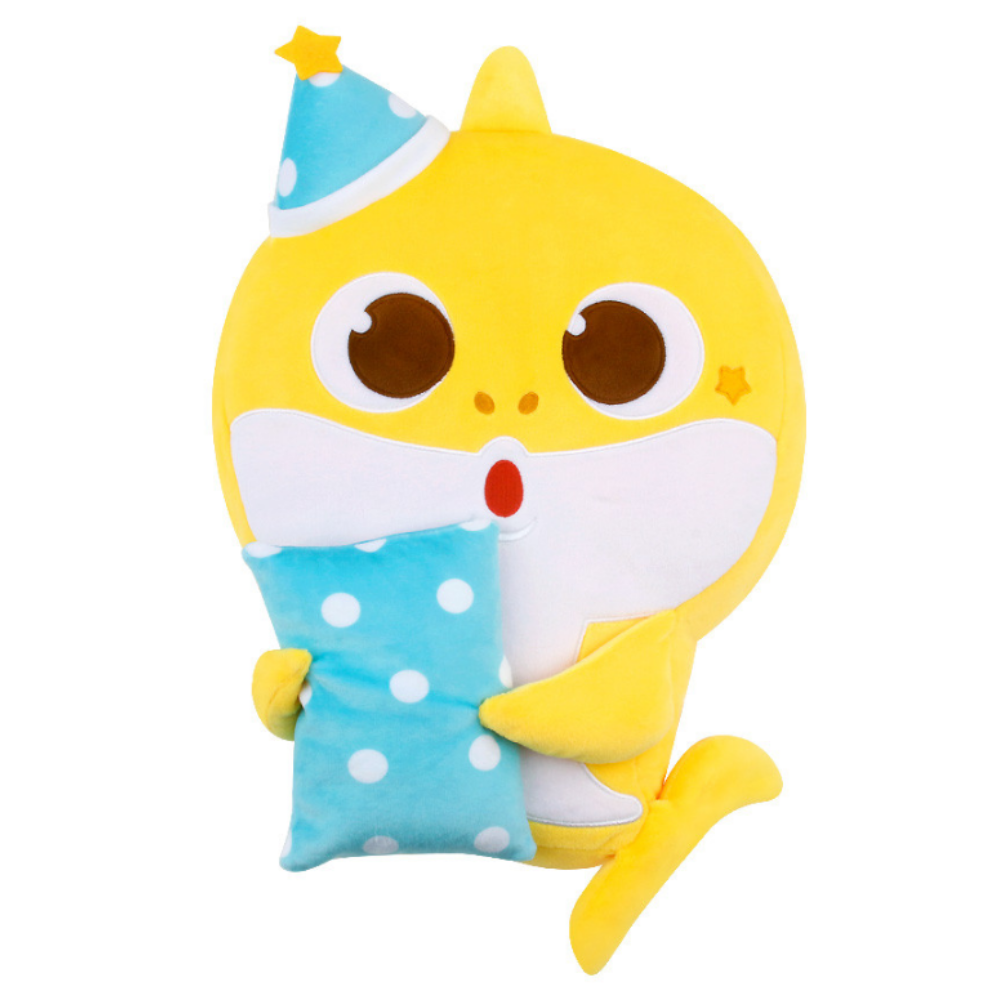 Pinkfong Baby Shark Soft Plush Character Cushion Pillow Doll for Kids Gift