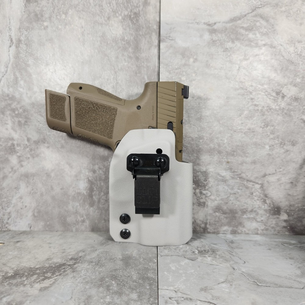 Light Gray IWB Holster with Ulticlip - Customizable for Your Model