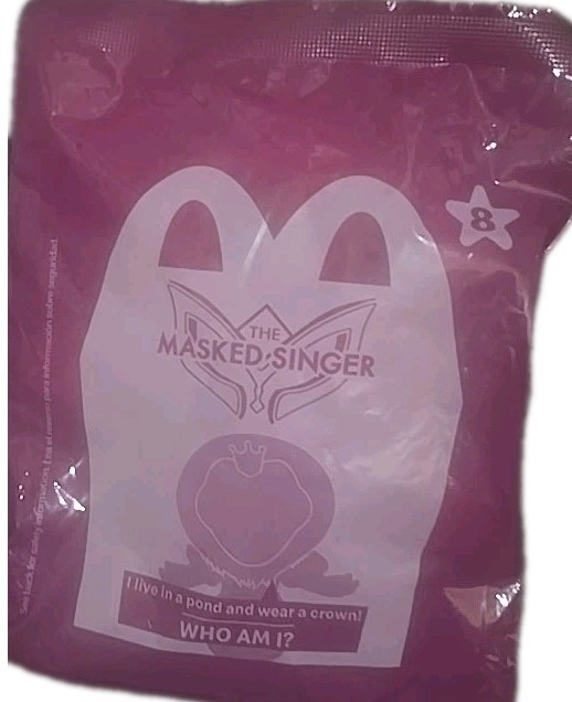 McDonalds Masked Singer Happy Meal Toy 8 Pond King Sealed