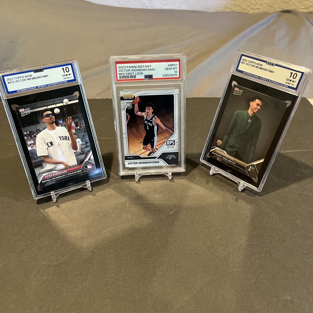 victor wembanyama slab card lot