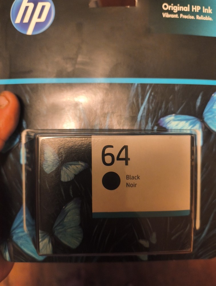 HP 64 Black Ink Cartridge - N9J90AN Exp. Jan 2026