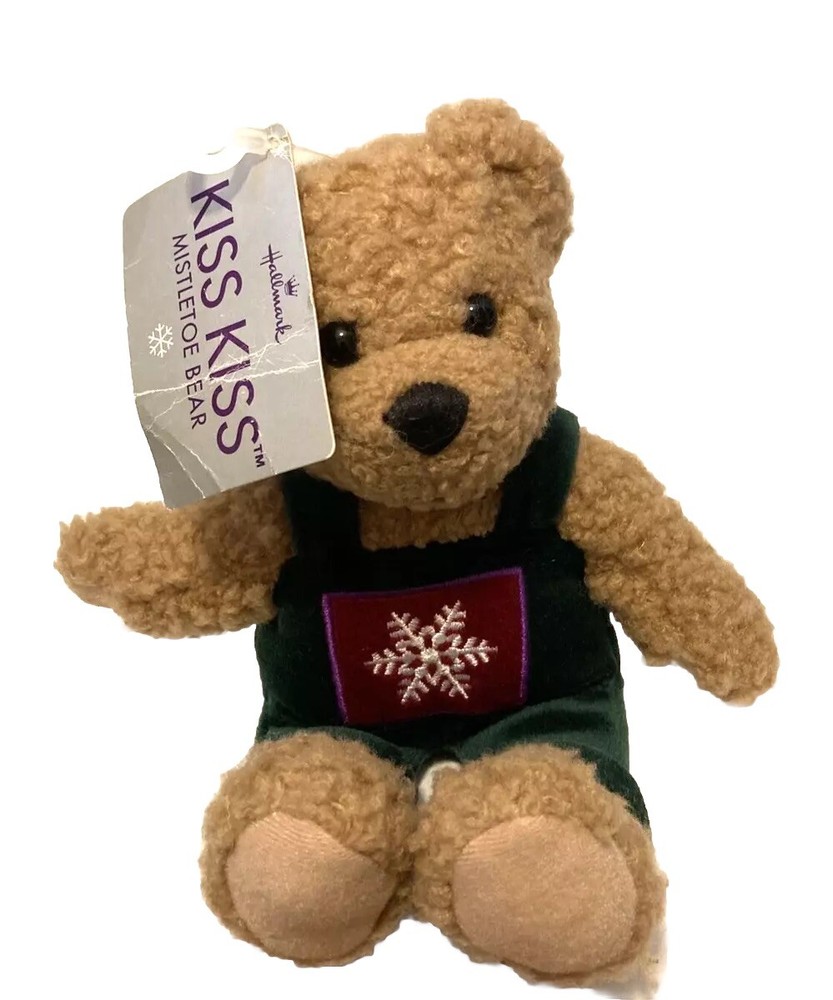 Hallmark Kissing Mistletoe Plush Christmas Snowflakes 10