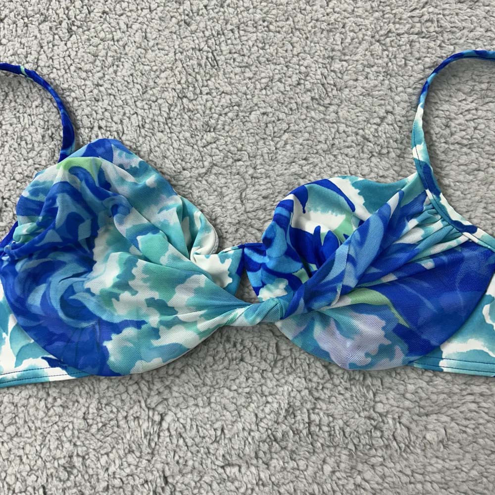 Victoria Secret Swim Bikini Top Womens Size 34D Beach Swimwear