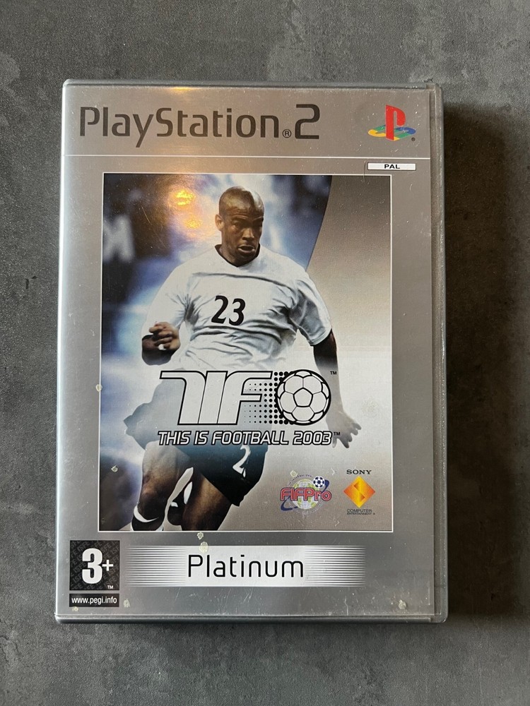 This is Football 2003 Video Game Playstation 2 CIB  - PAL UK VERSION Platinum