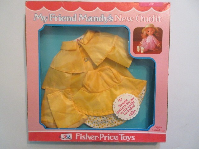 Fisher Price toys Mandys outfit 219 Rainy Day Slicker-image