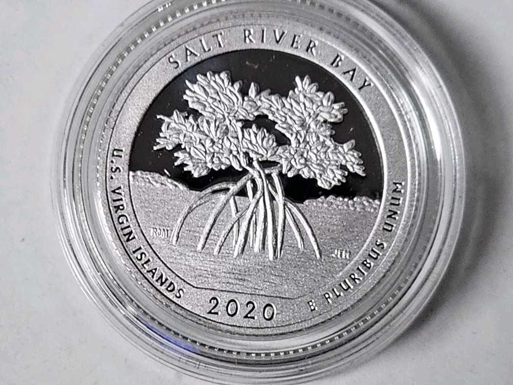 2020 S Salt River Bay Silver NP National Park Quarter Silver Proof Coin
