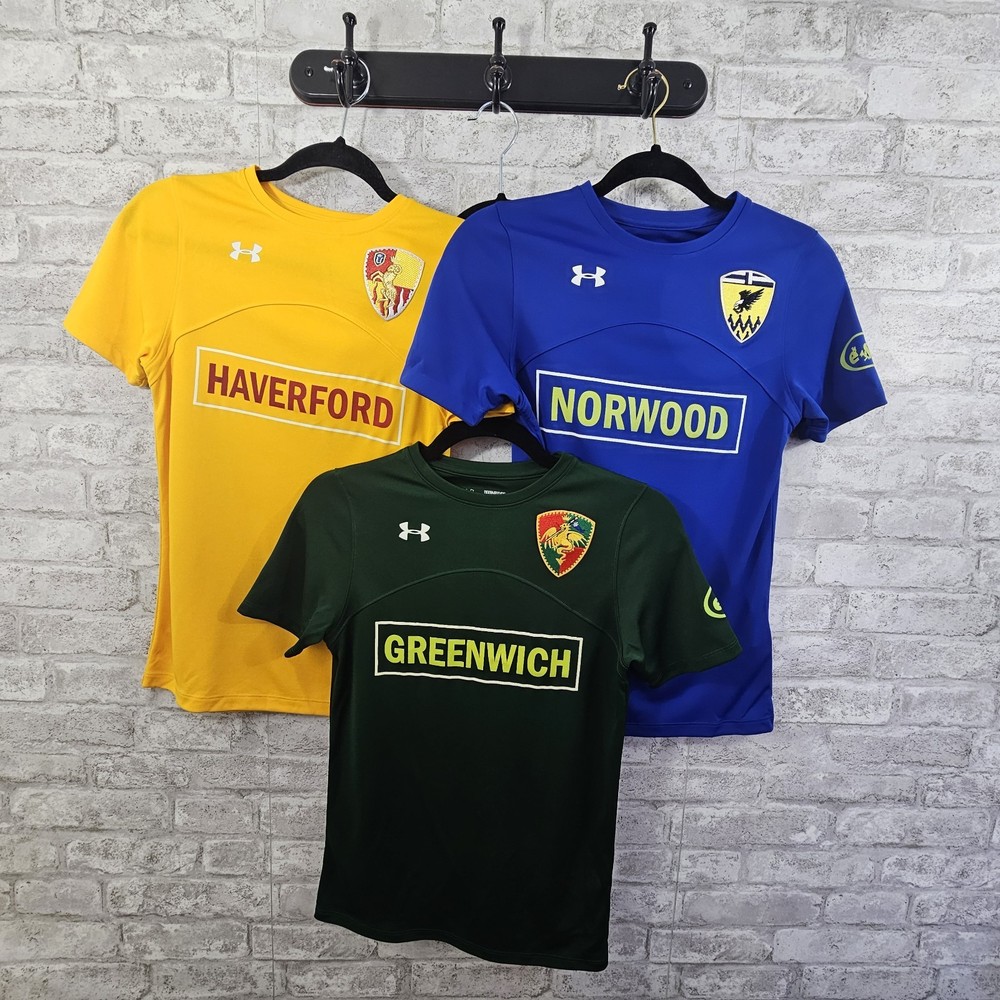 NWT Lot Of 3 Under Armour T-Shirts Boys Size Medium ESF Summer Camp Sport