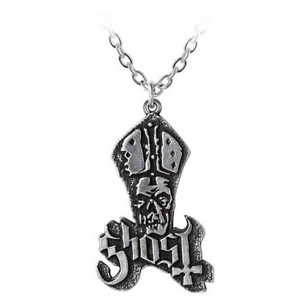 Ghost Papa Band Logo Pendant Necklace One Size