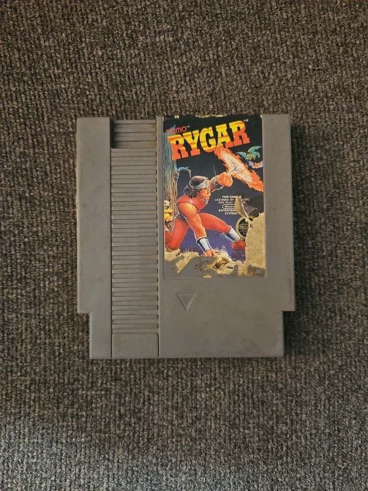 Rygar NES Game Cartridge 1987 by Tecmo for Nintendo