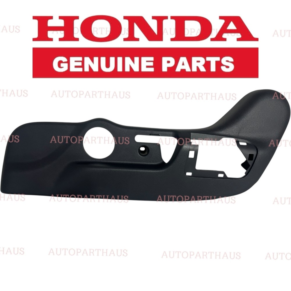 07 - 11 HONDA CR-V FRONT DRIVER MANUAL SEAT RECLINING COVER TRIM BLACK OEM