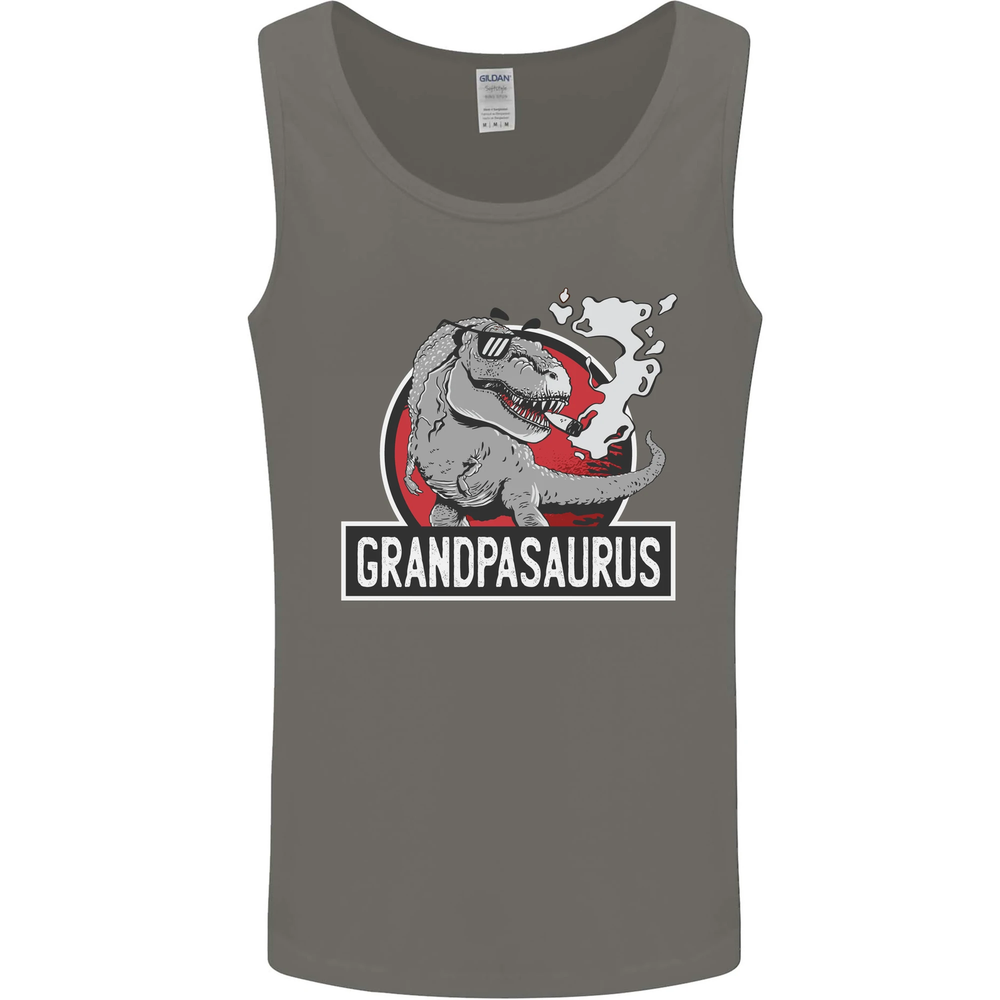 Grandpa Grandpasaurus Grandparents Day Mens Vest Tank Top