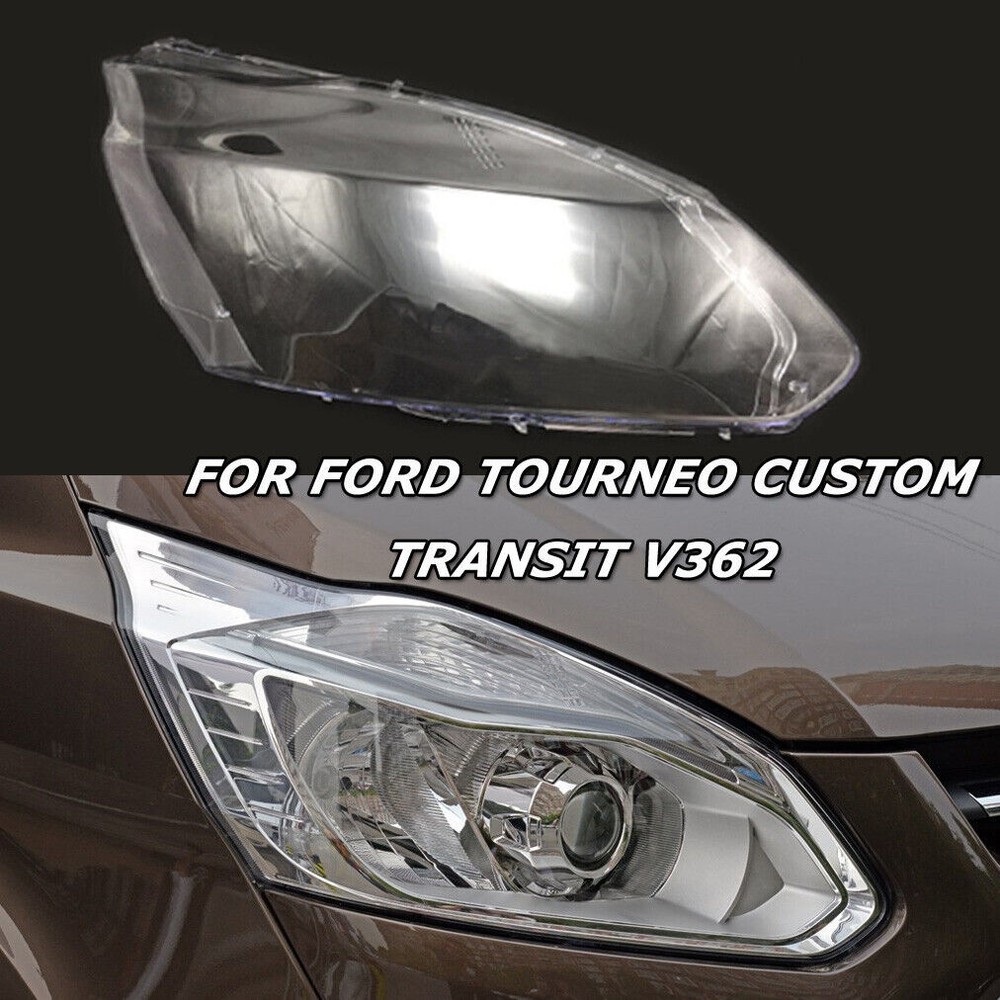 Right Headlight Lens Headlamp Shell Cover For Ford Tourneo Custom Transit V362