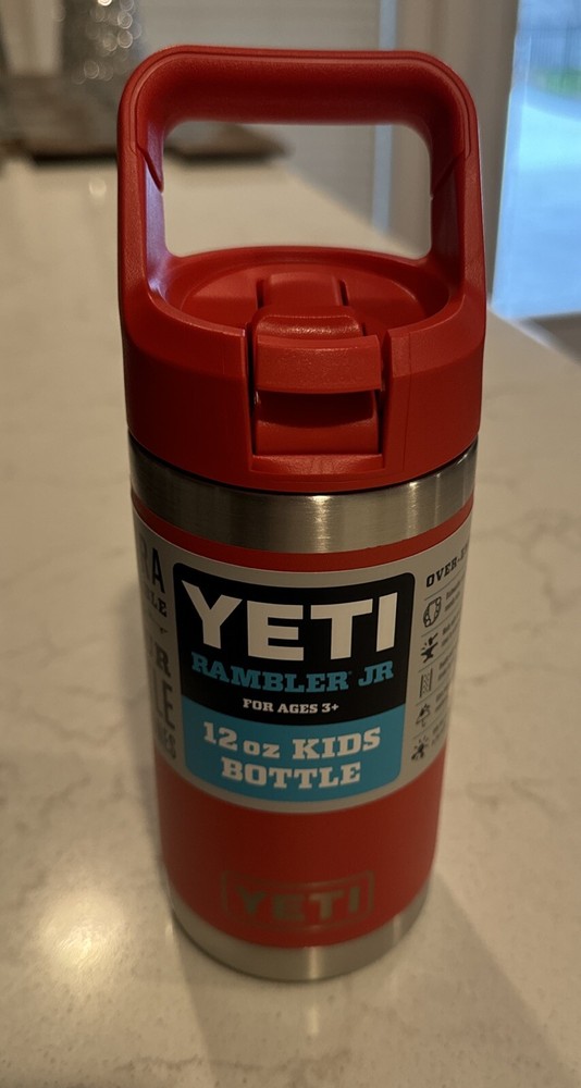 Yeti Rambler Jr 12oz Kids Water Bottle - Canyon Red